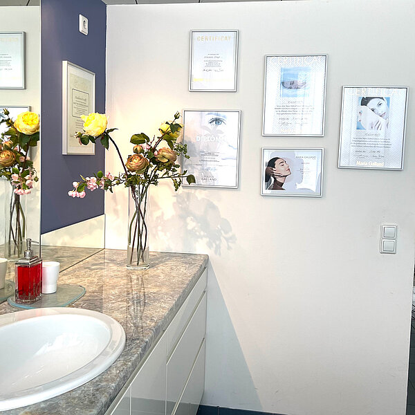 Ein Blick ins Studio in Stuttgart-Mitte – Simply Beauty